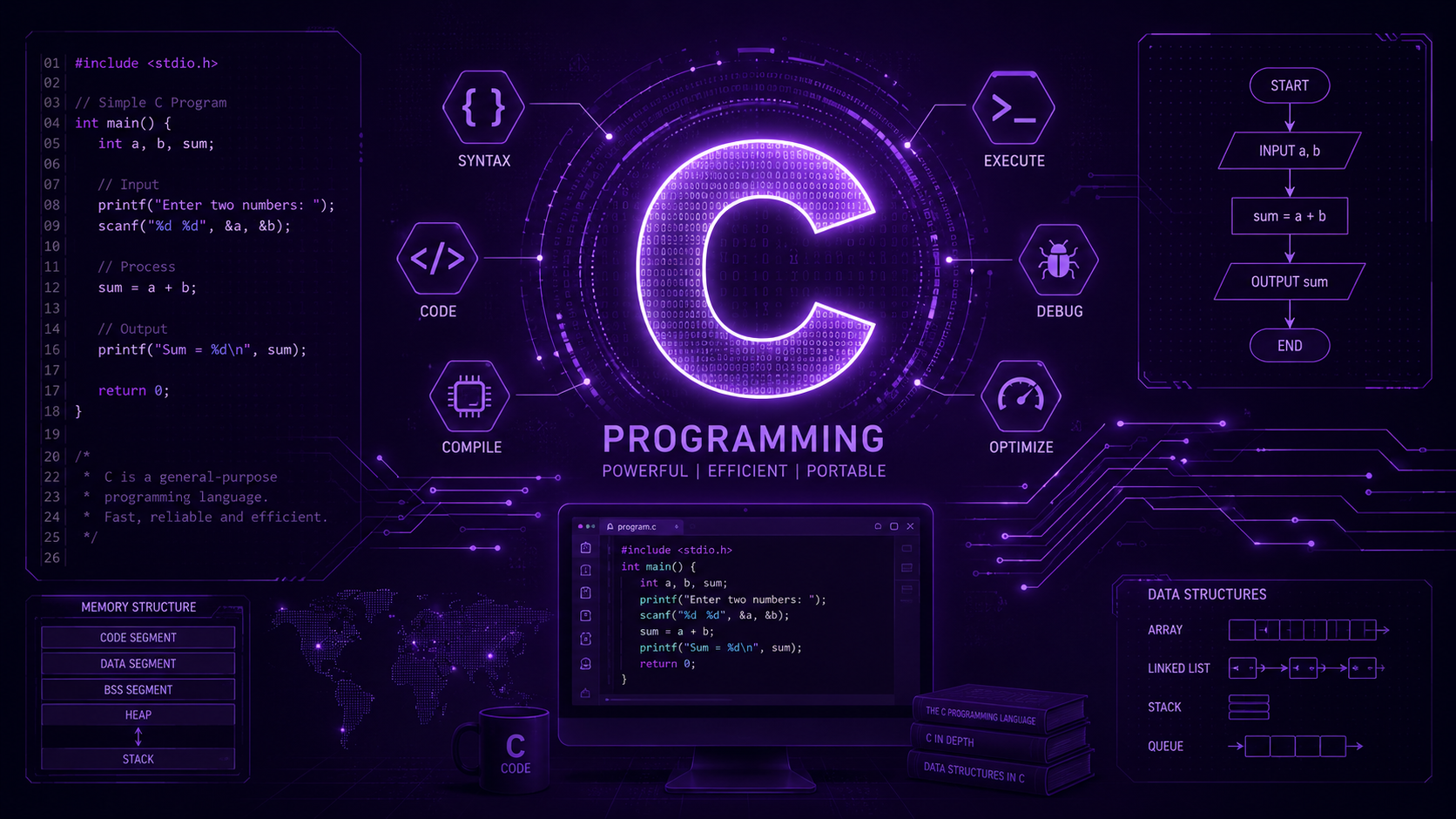 C Programming course thumbnail